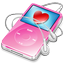 iPod Video Pink Favorite Icon 64x64 png